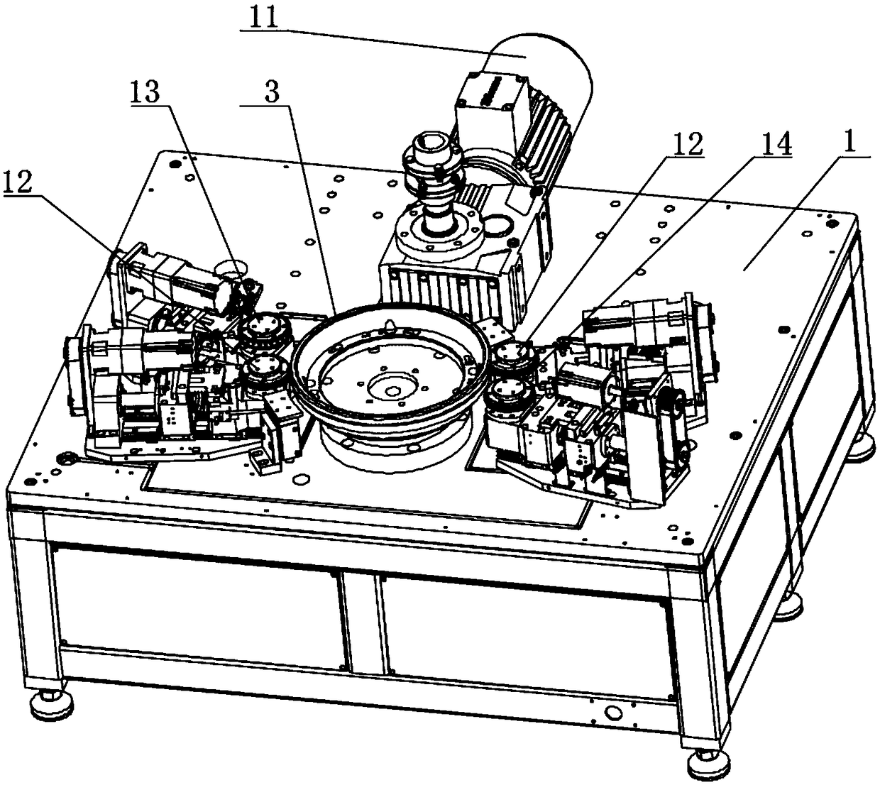 Rotary riveting equipment for inner drum of washing machine