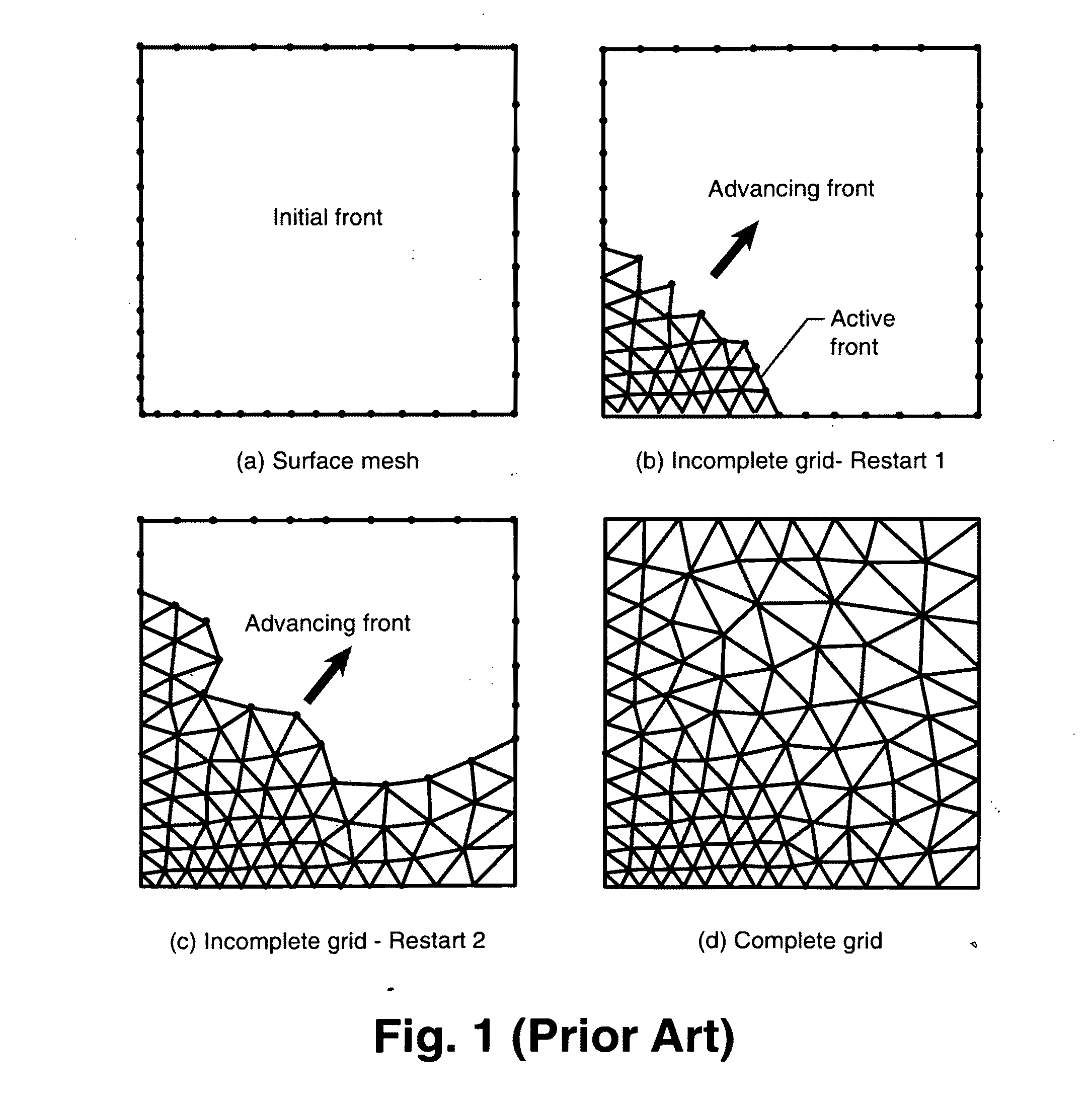Domain Decomposition By the Advancing-Partition Method for Parallel Unstructured Grid Generation