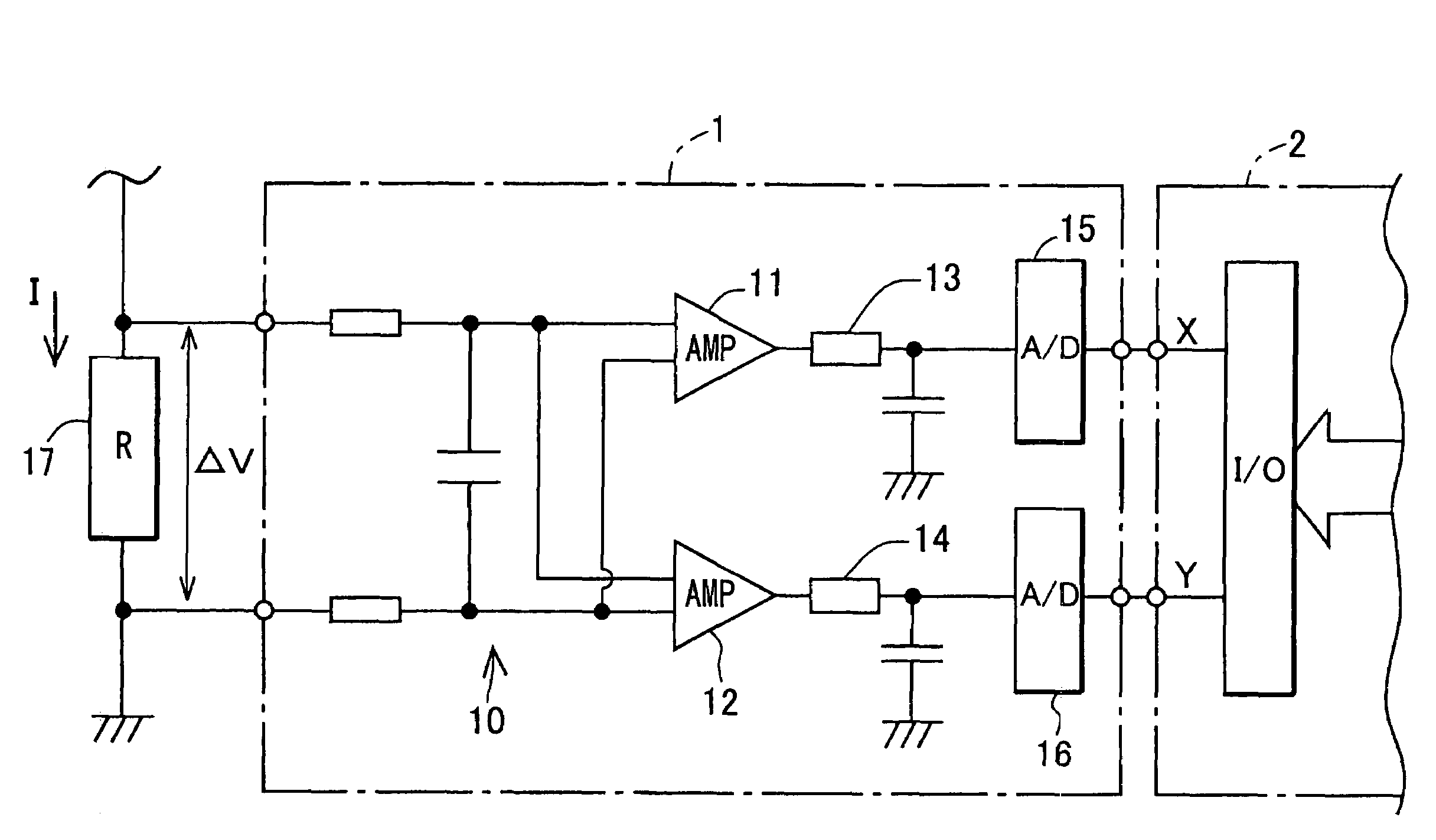 Sensitivity switchable detection circuit and method