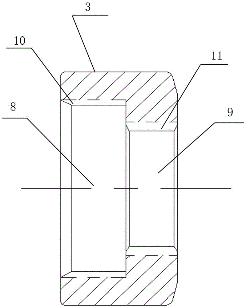 Structure of locknut and locking adjusting method for locknut