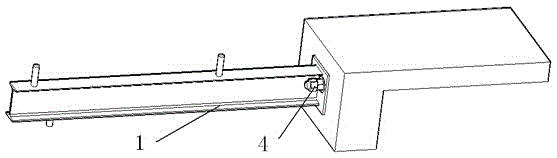 Tool-type cantilever beam and construction method thereof