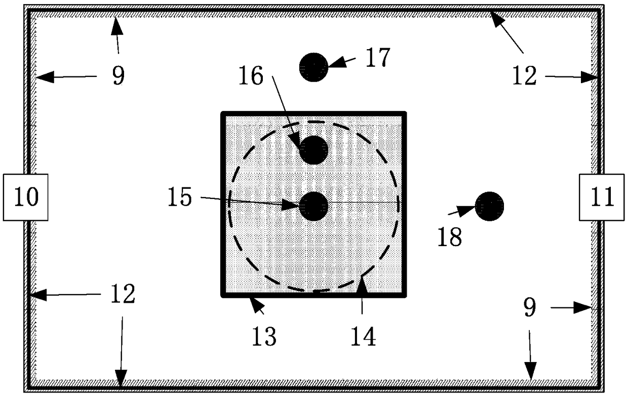 Area wireless power supply system