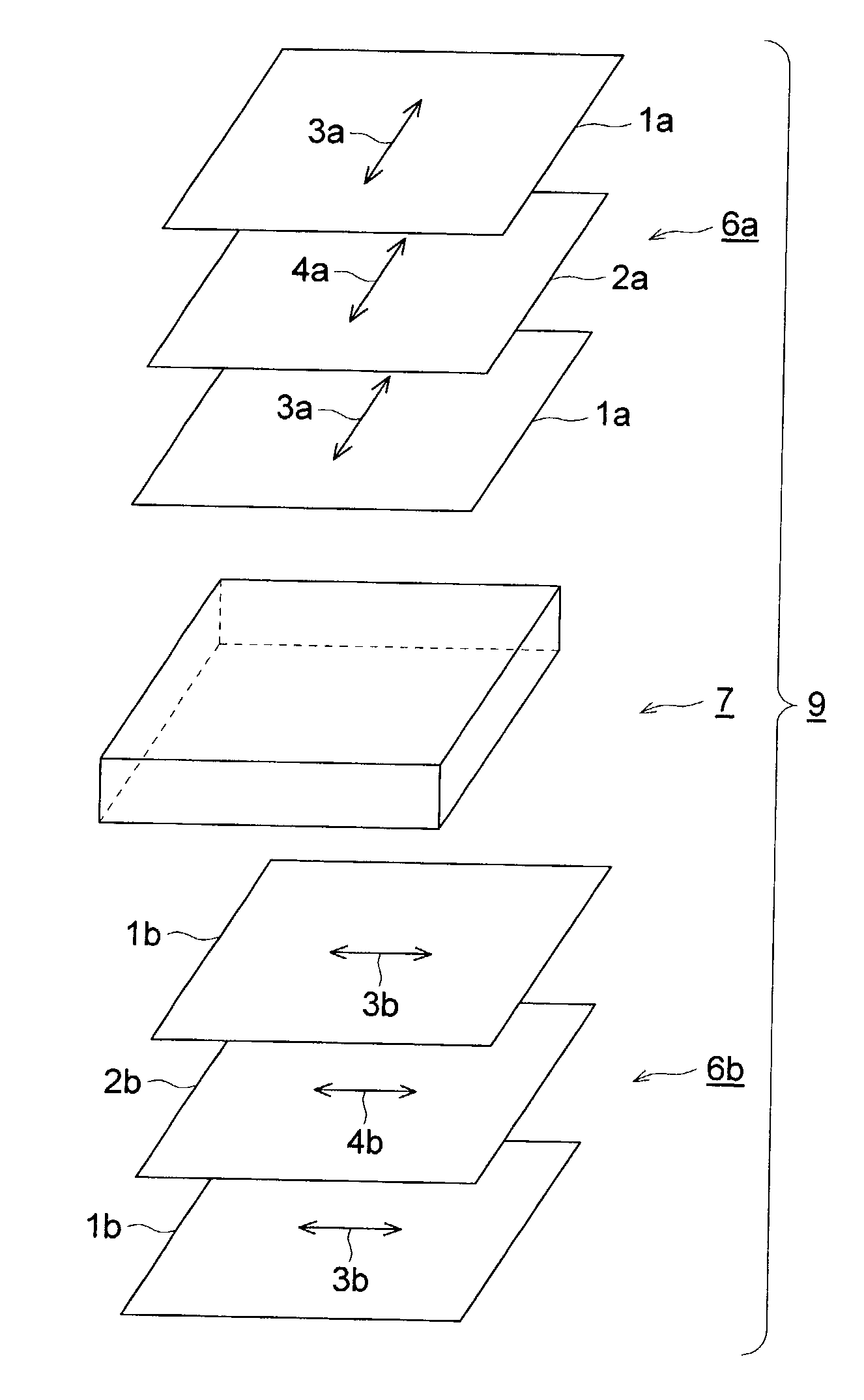 Polarizing plate having a stretched film on a side thereof and liquid crystal display employing the same