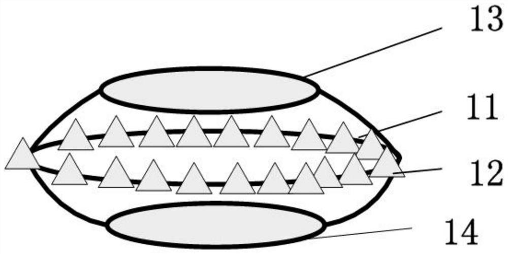 Device for monitoring pre-tightening force of net-shaped bolt of fan