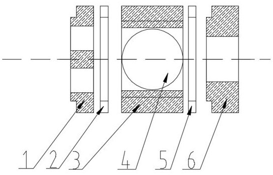 Valve limiting sleeve and split type valve limiting sleeve