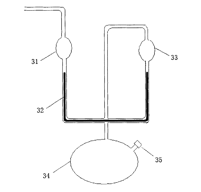 Vapor pressure testing device for easy-sublimation solid energetic materials