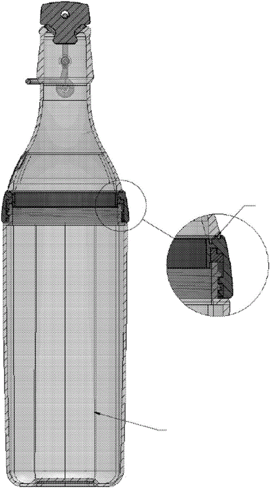 Resealable container with detachable base