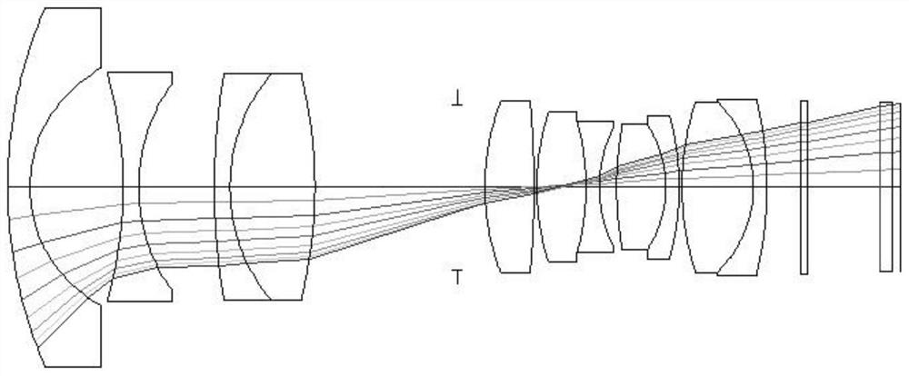 4K high-definition optical system with large field of view and large aperture