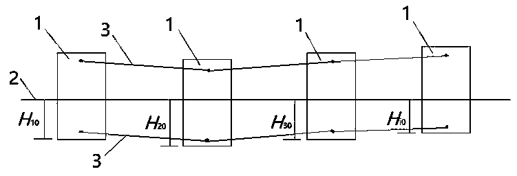 GPS positioning-based settlement monitoring device and monitoring method