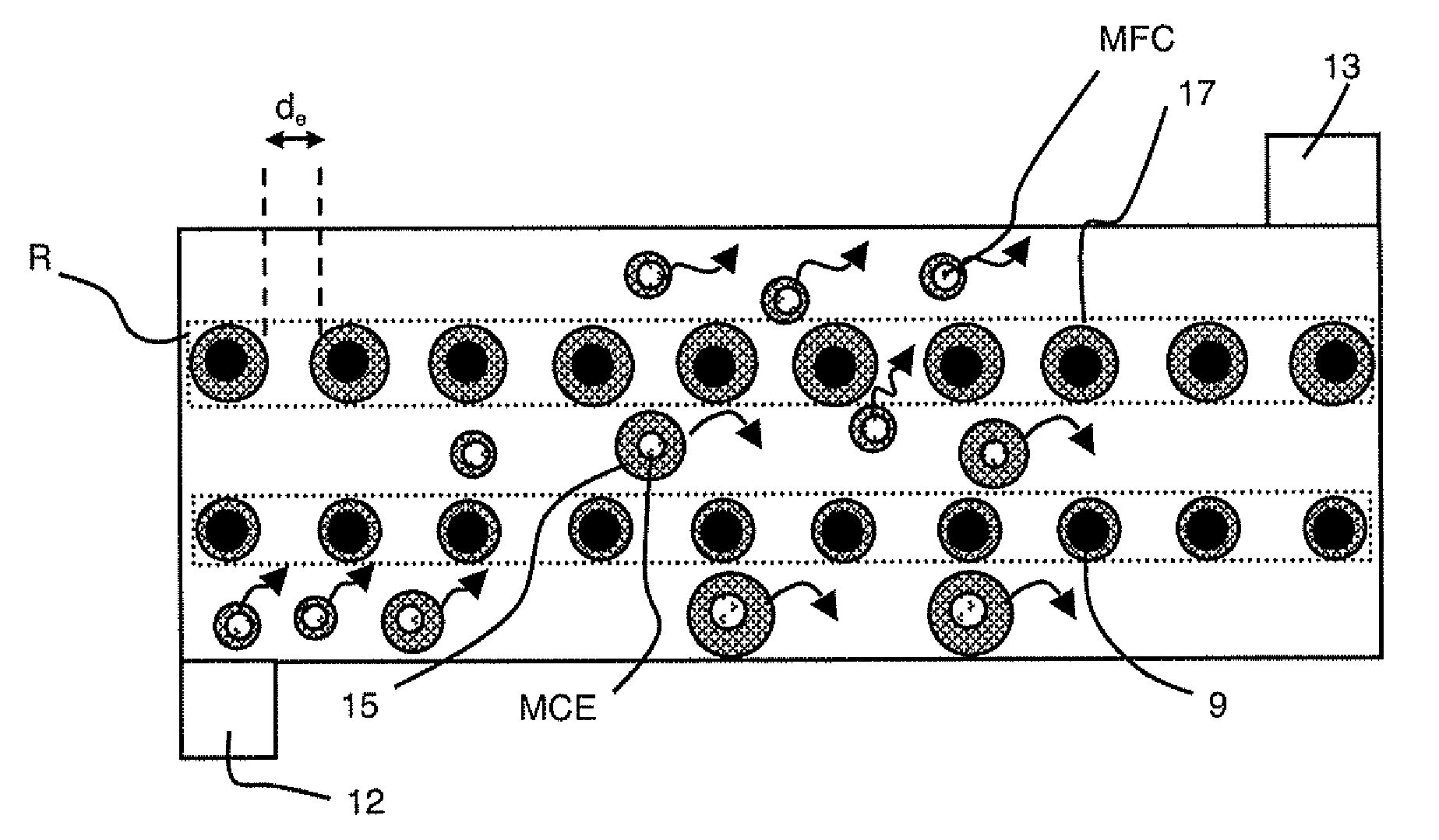 Device for separating biomolecules from a fluid