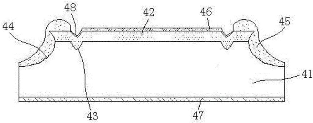 Miniature surface mounting semiconductor rectification device