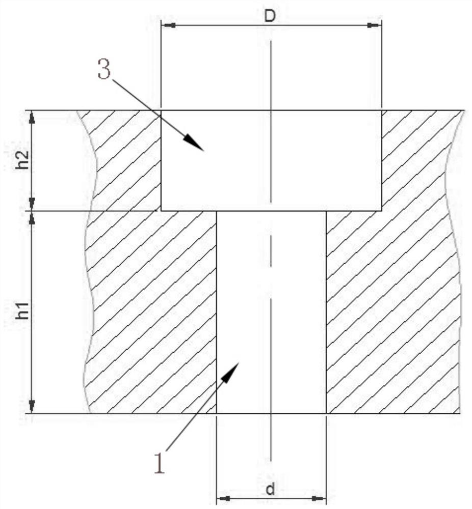 Drill bit for counterbore machining and drilling method of drill bit