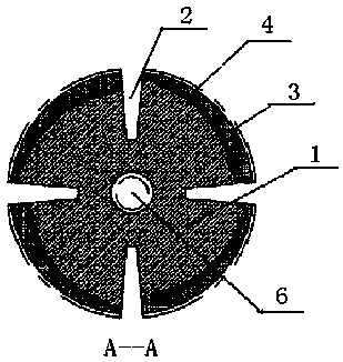 A diameter expandable heel tube using screw heads