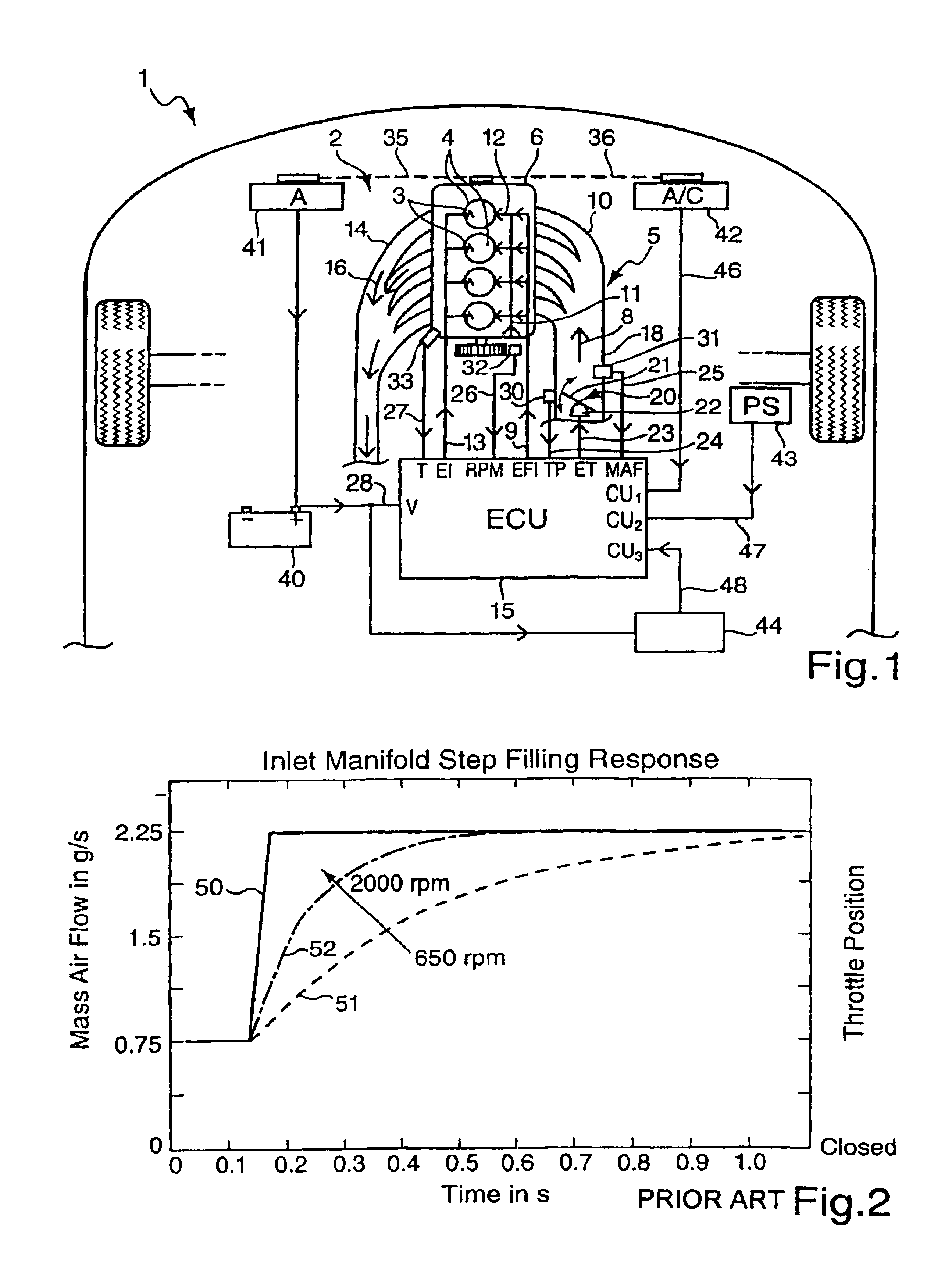 Internal combustion engine idle control