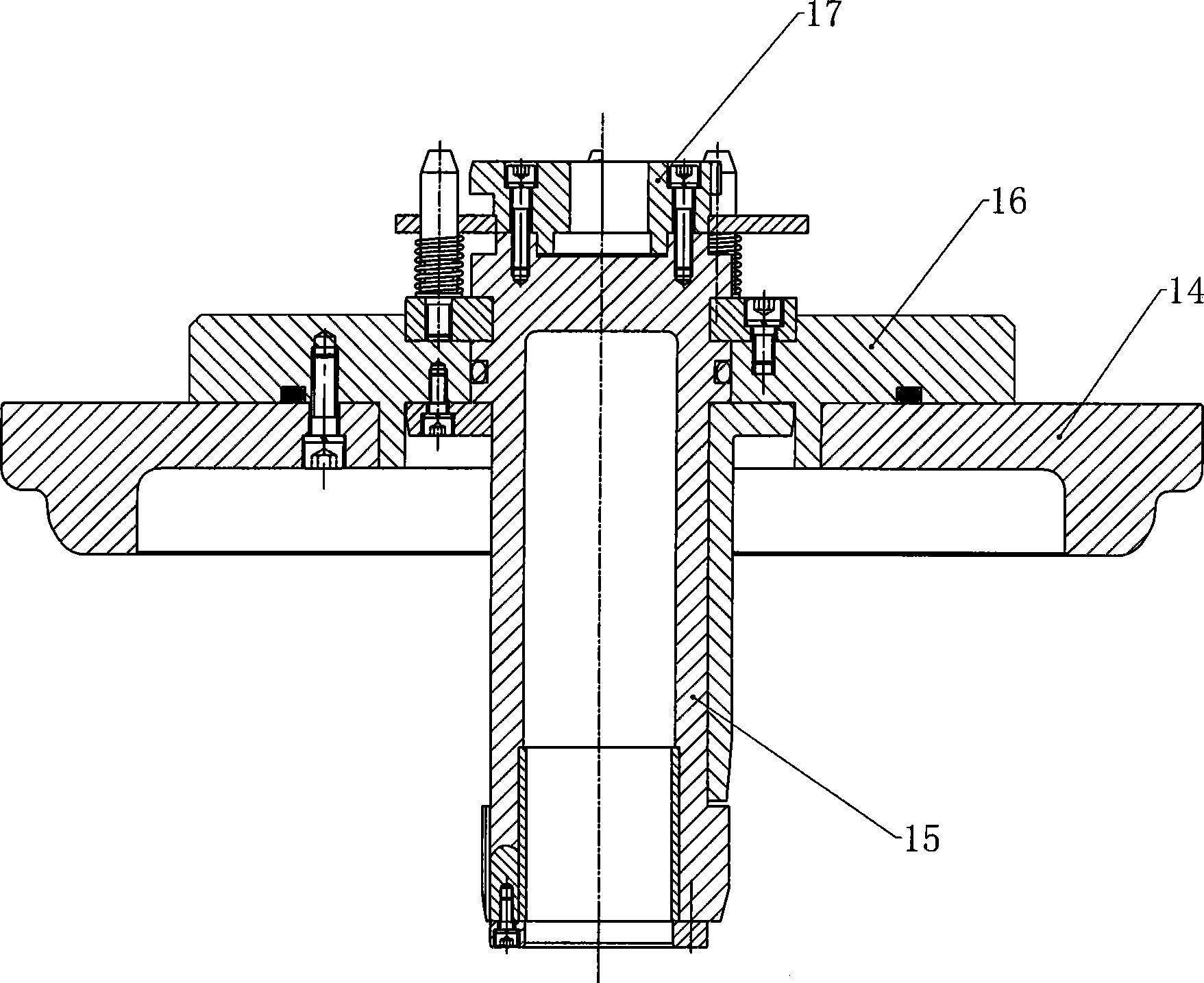Two-position four-point scale-type rear inflation apparatus