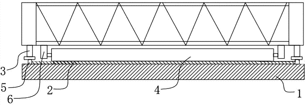 A light-duty truss bridge integrated layer full-width construction device and its construction method