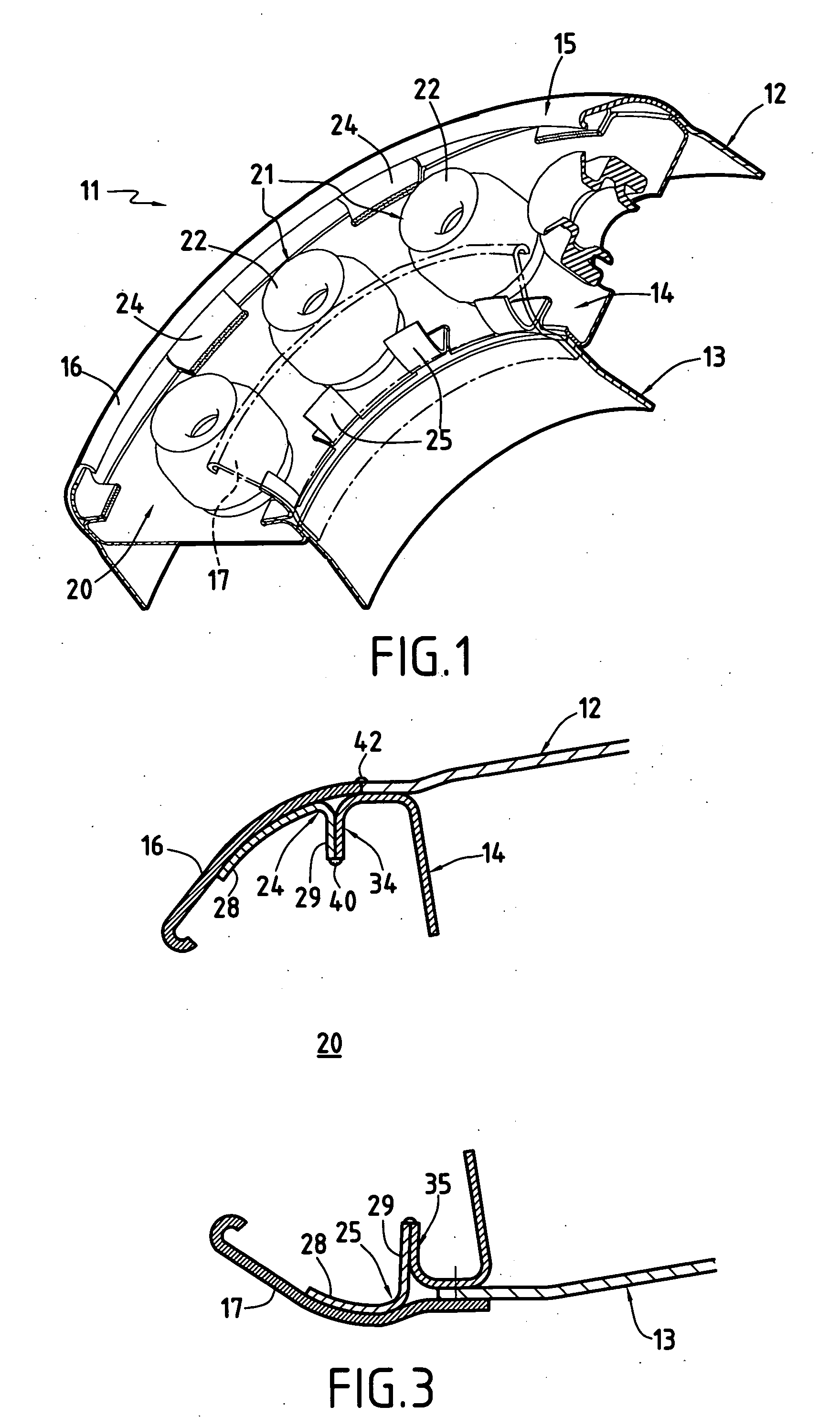 Easily demountable combustion chamber with improved aerodynamic performance