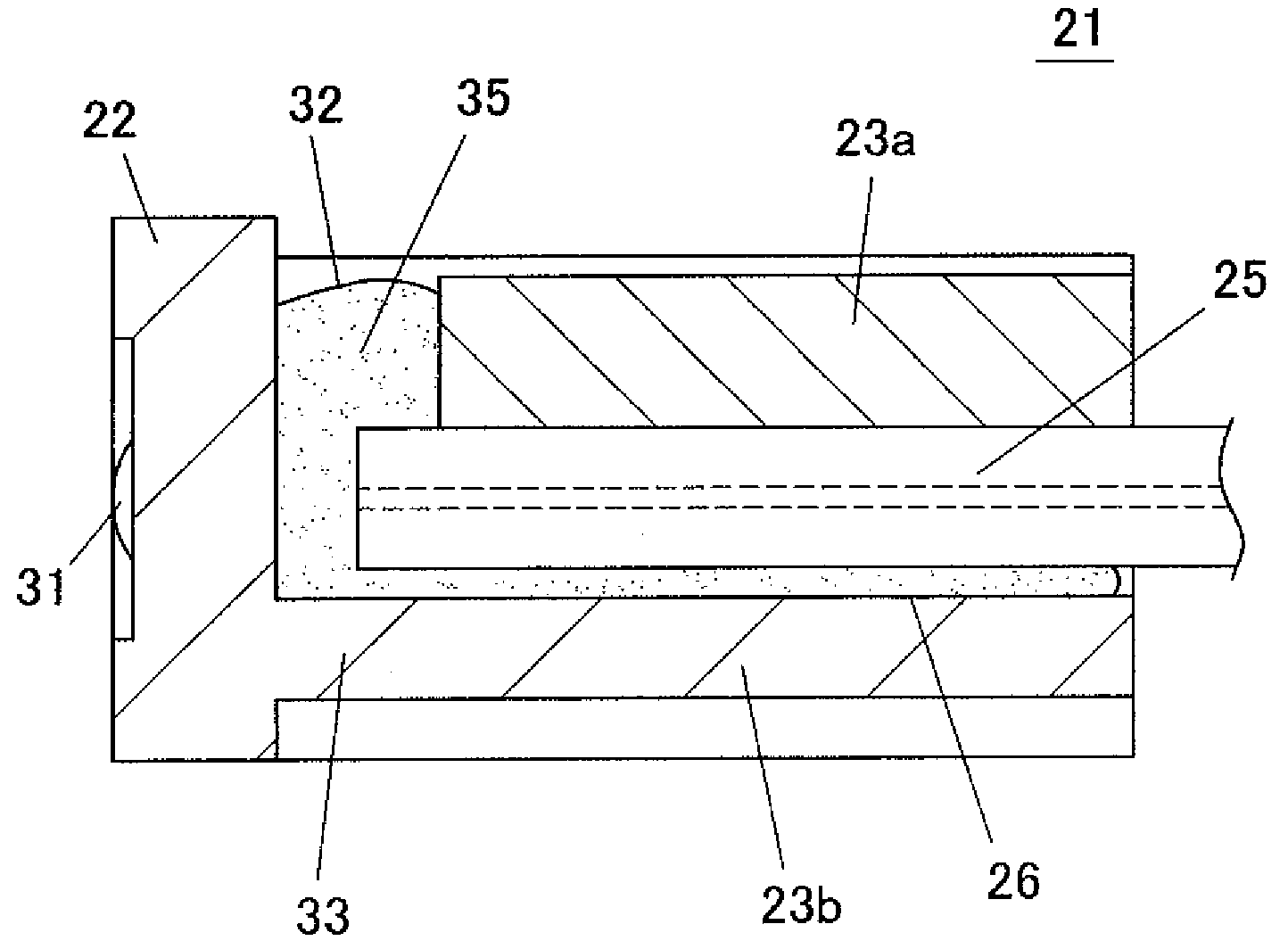 Optical transmission component and production method thereof