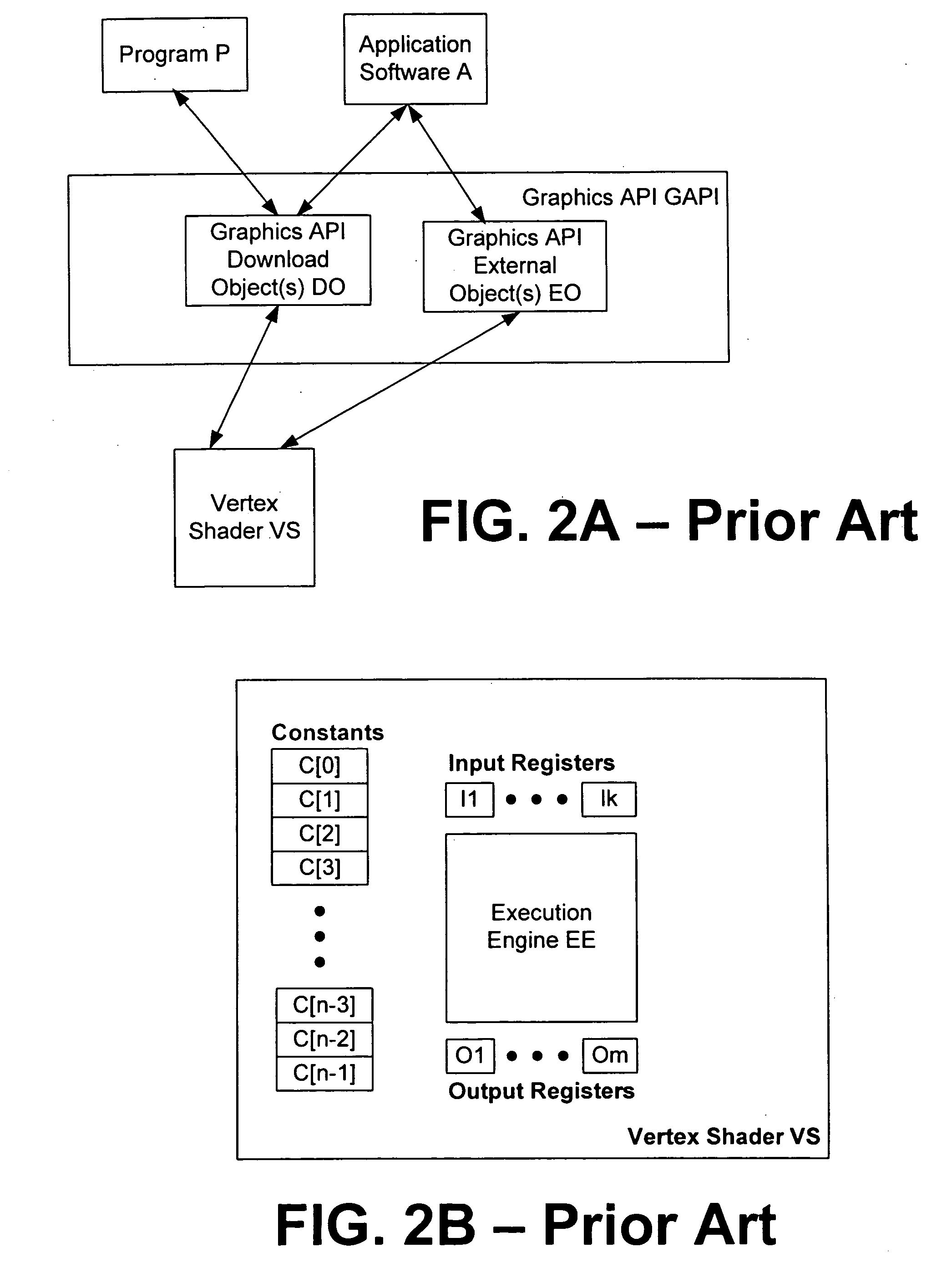 Systems and methods for downloading algorithmic elements to a coprocessor and corresponding techniques