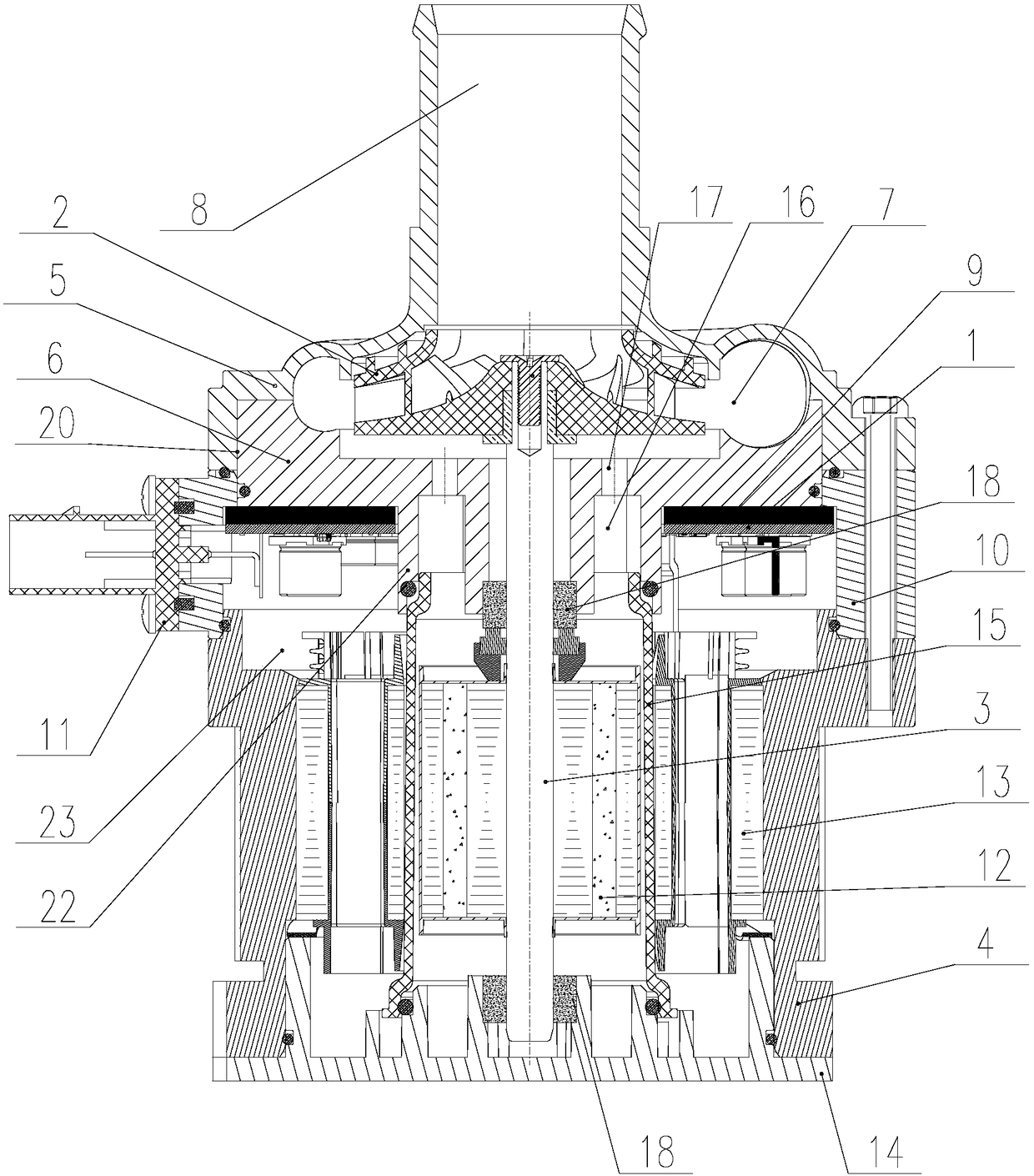 Electronic water pump