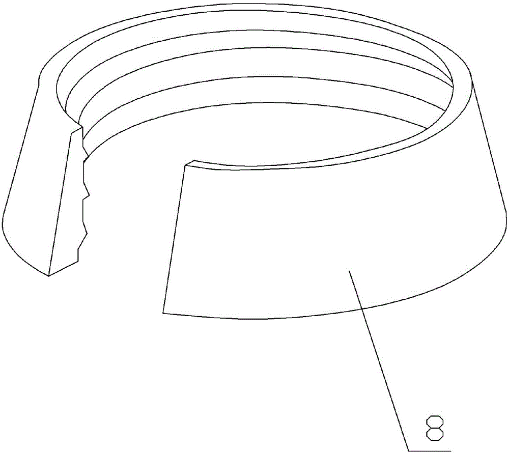 Aluminum-plastic composite tube quick joint