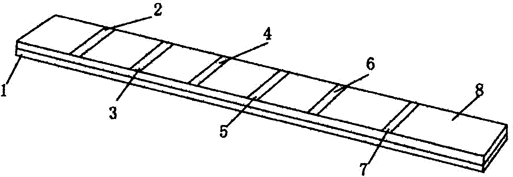 Western blot kit for specific IgG antibodies of syphilis and preparation method thereof