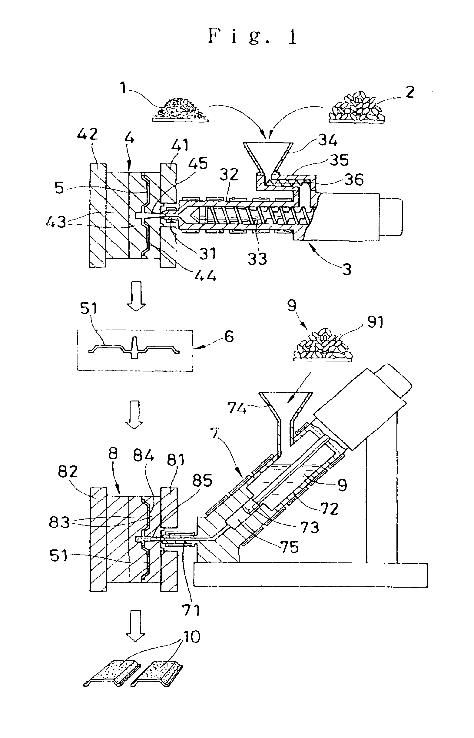 Composite metal product of carbon nano material and low melting point metal and method of producing the same