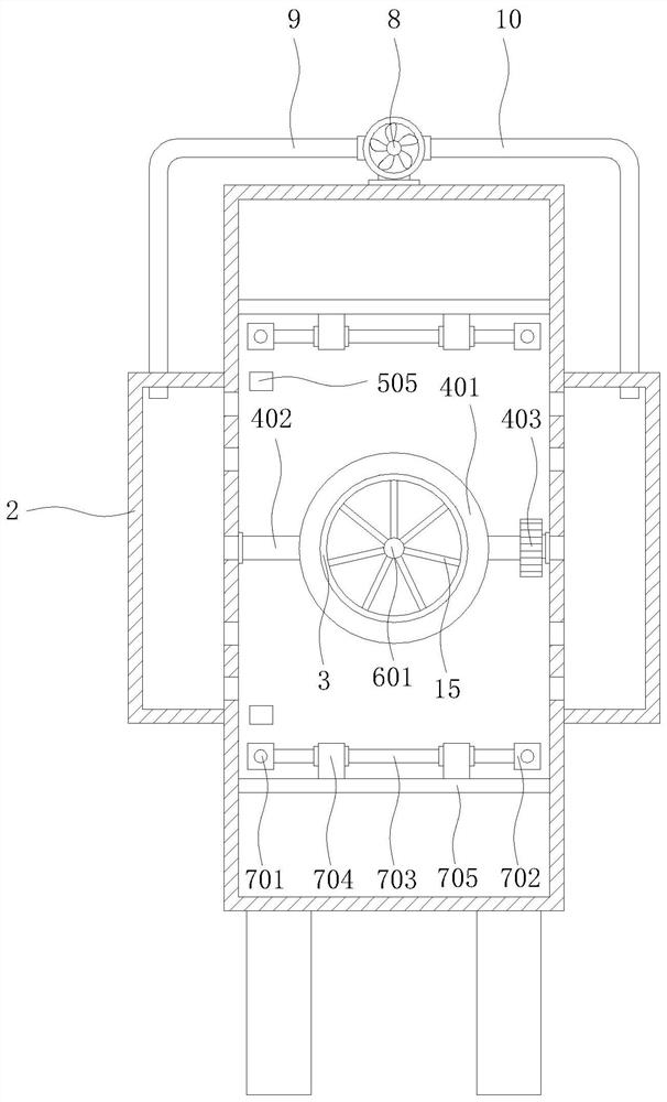 Cobaltous hydroxide airflow drying equipment based on heat cyclic utilization