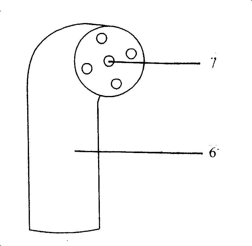 Angle fitting for air-conditioner second throttle