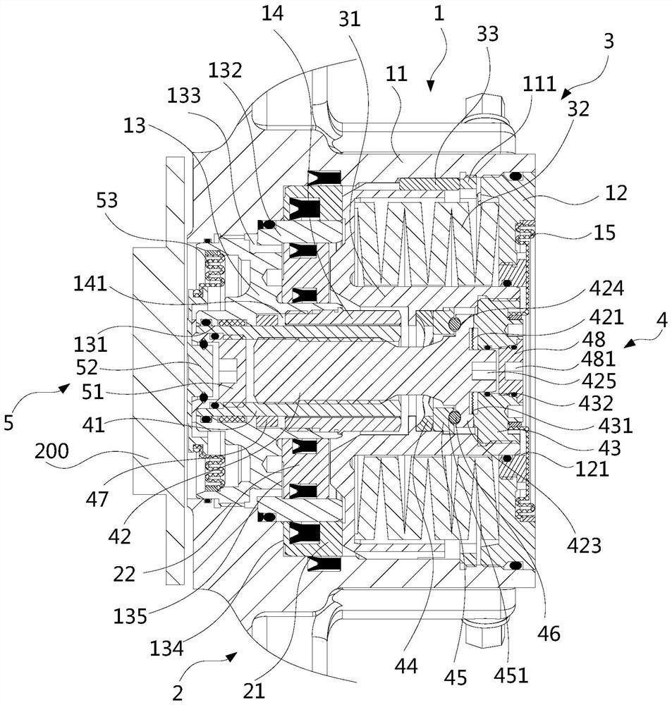 Brake power unit, hydraulic brake system and rail train