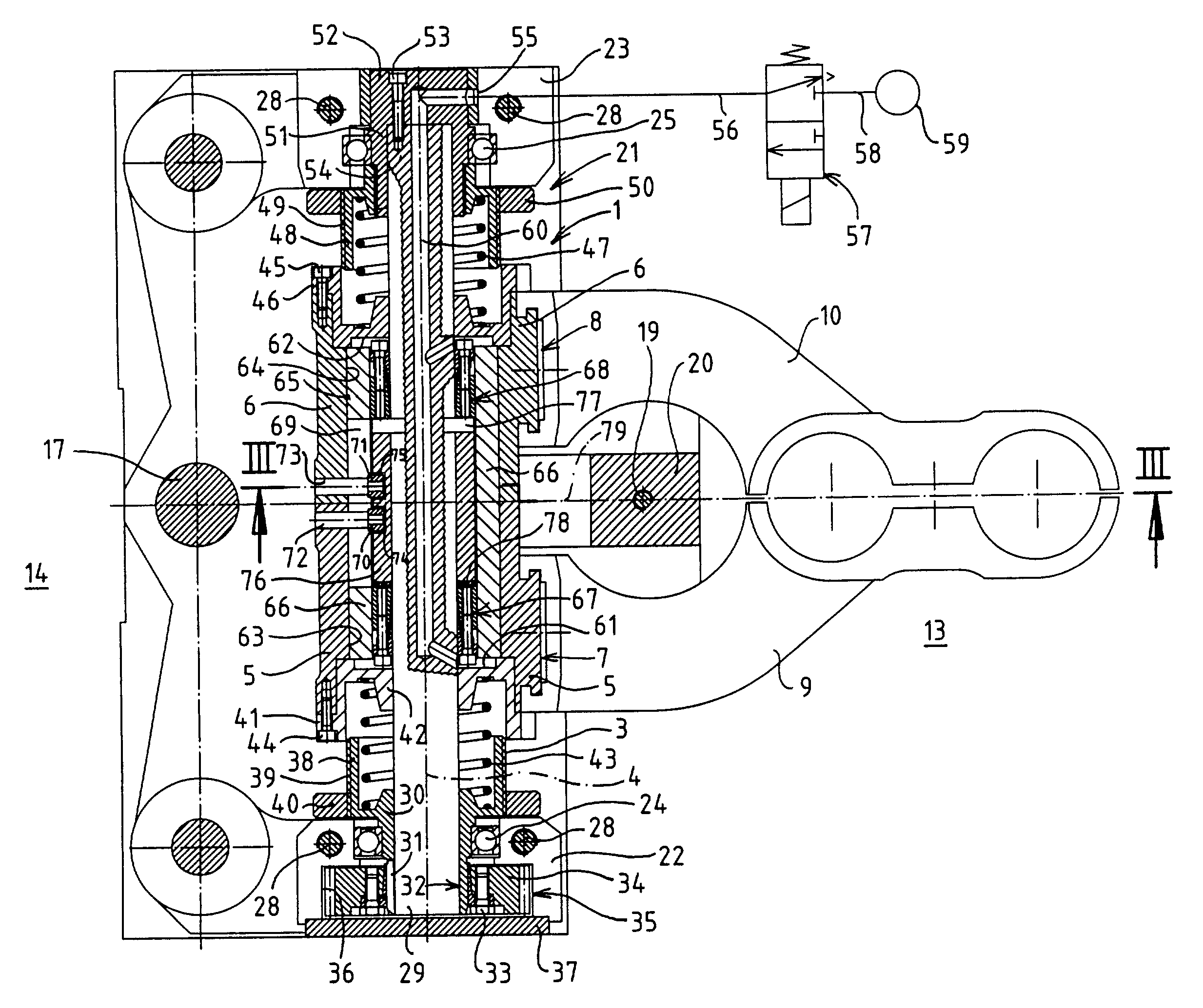 Inverter mechanism for a glass forming machine