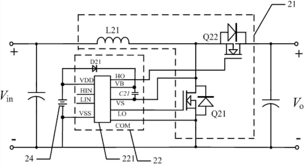 DC/DC converting circuit and double-way and multi-quadrant DC/DC converting circuits