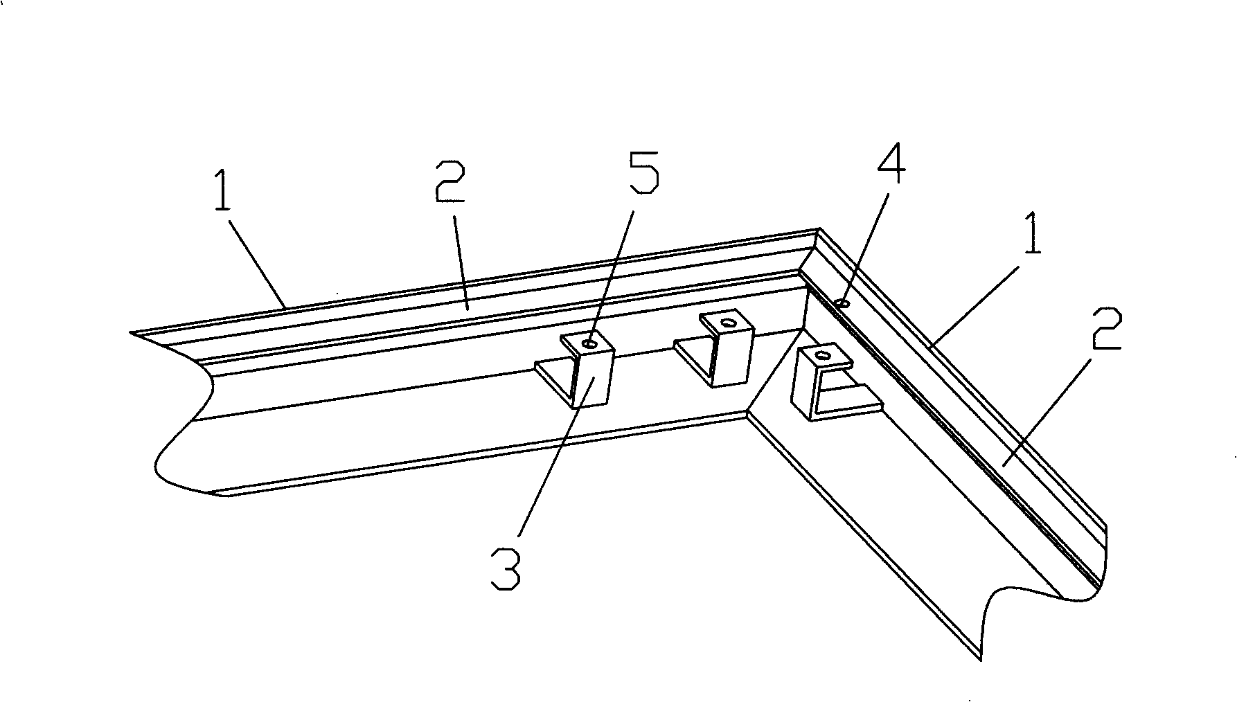 Sheet-metal screen panel of back projected television and manufacture method thereof