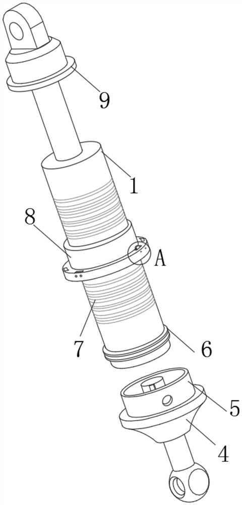 Semi-active suspension system of automobile