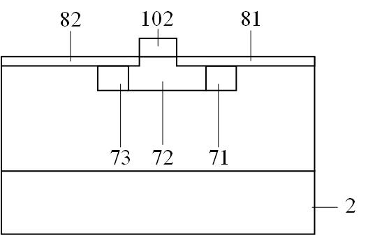 Groove silicon carbide MOSFET integrated with high-speed fly-wheel diode and preparation method