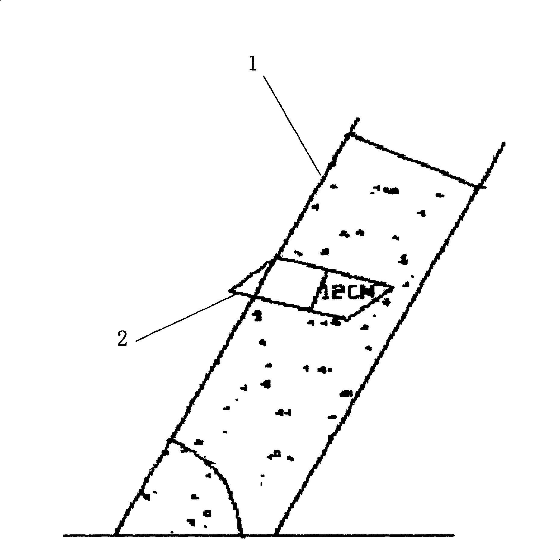 Method for recovering vegetation on rock dome in north region