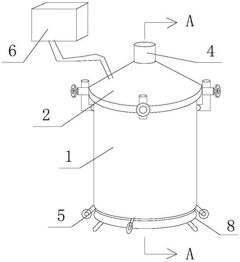 Damping double-rotation stirrer