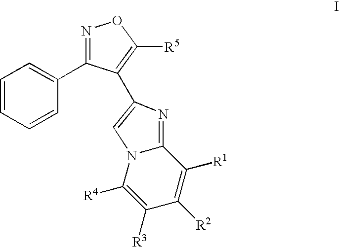 Aryl-isoxazol-4-yl-imidazo[1,2-a]pyridine derivatives