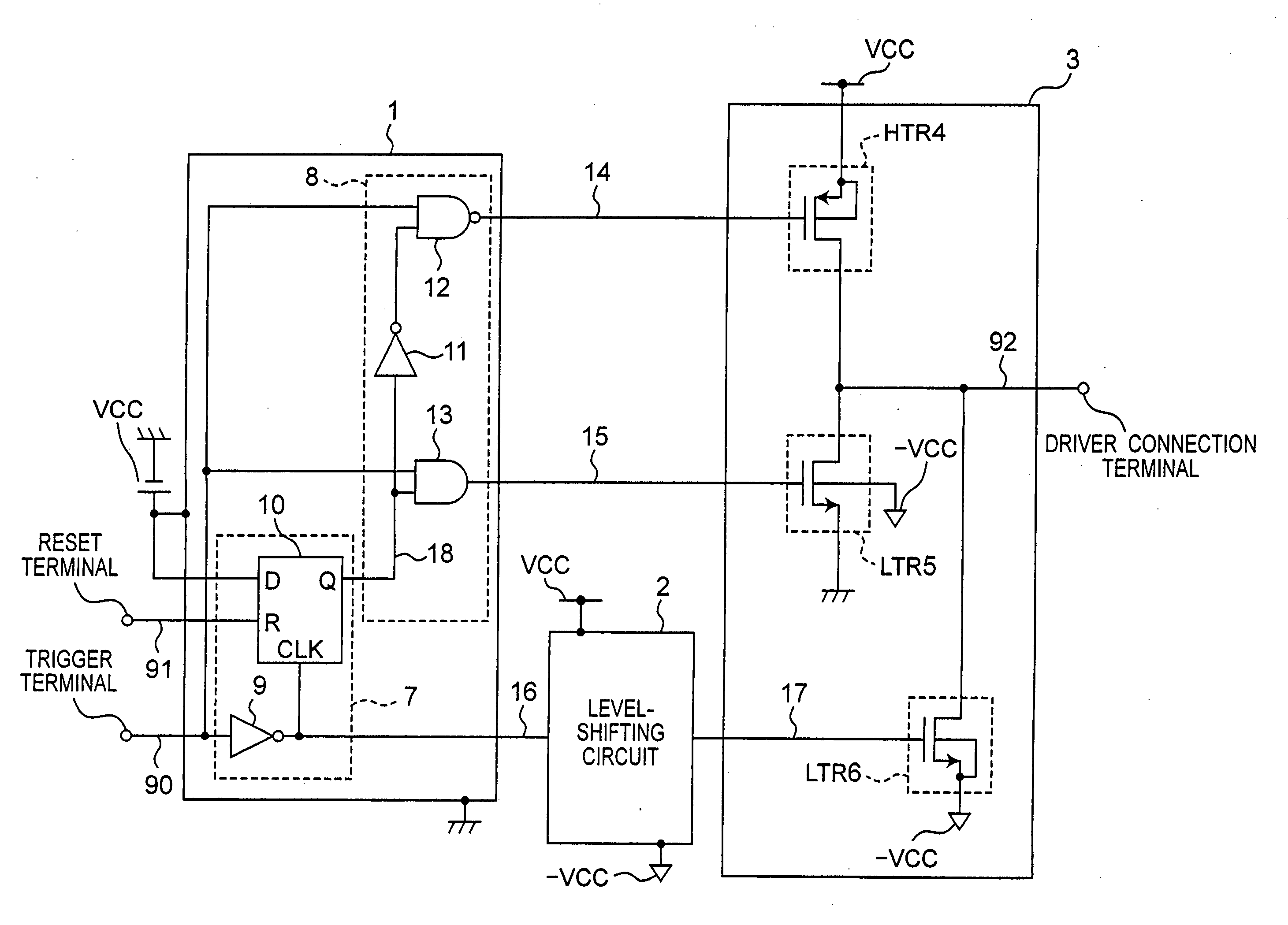 Circuit for generating ternary signal