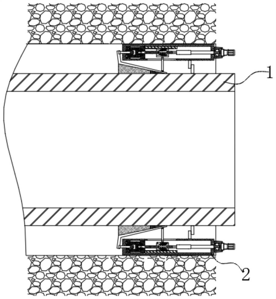 An auxiliary stabilizing device for reaming for horizontal downhole coring