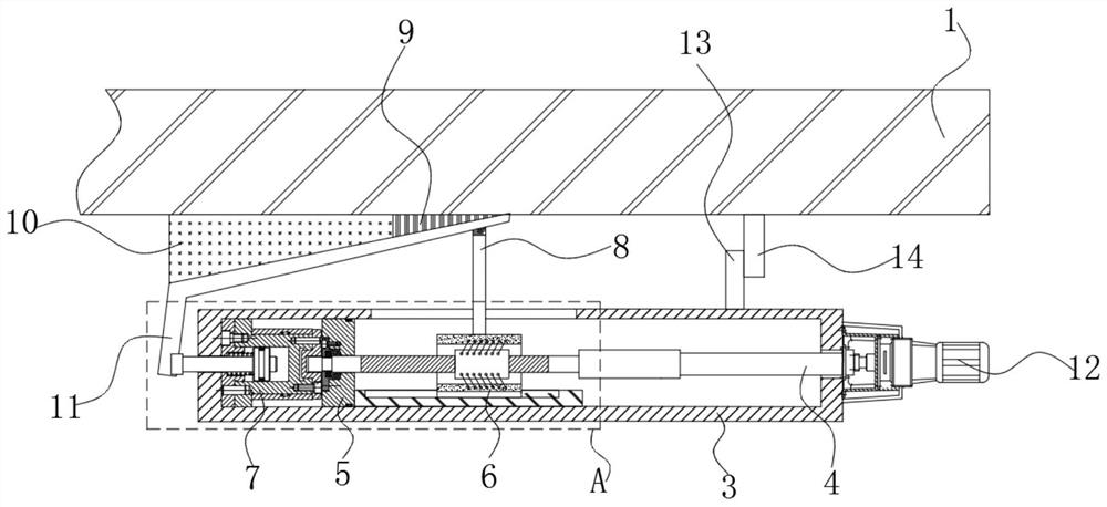 An auxiliary stabilizing device for reaming for horizontal downhole coring