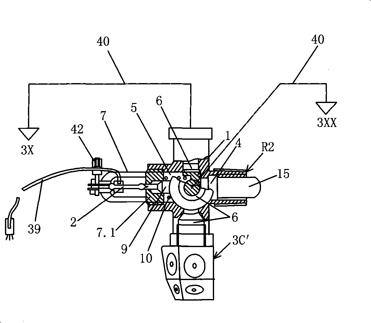 Dispensing devices with pre-disposed heat-sensitive mechanism and its use method