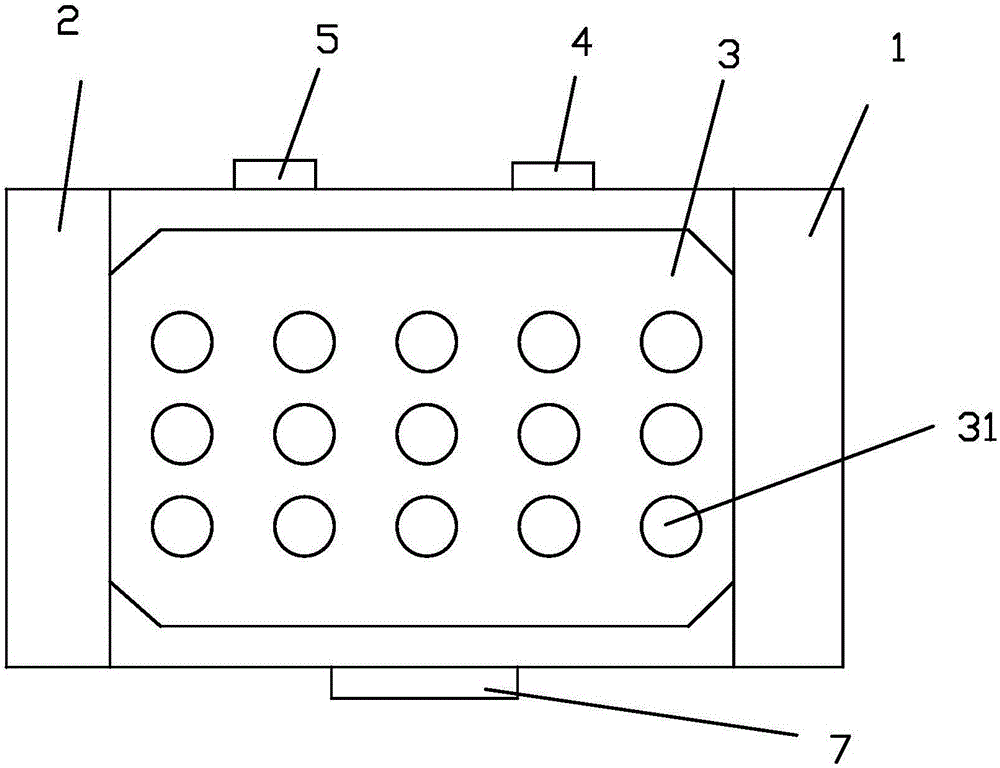 LED light-emitting module based on slot-elastic contact connecting structure