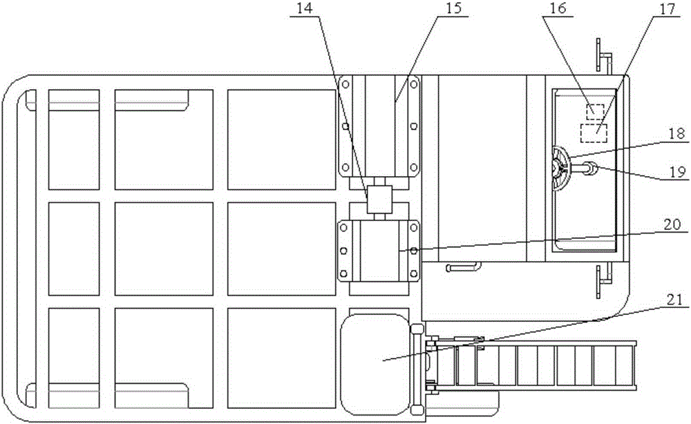 A chassis with adjustable lateral wheelbase and ground clearance and its adjustment method