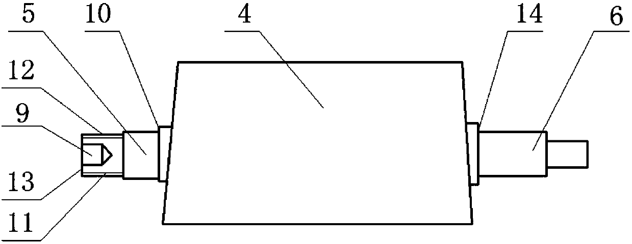 Machining method of double-journal thin-walled vane part