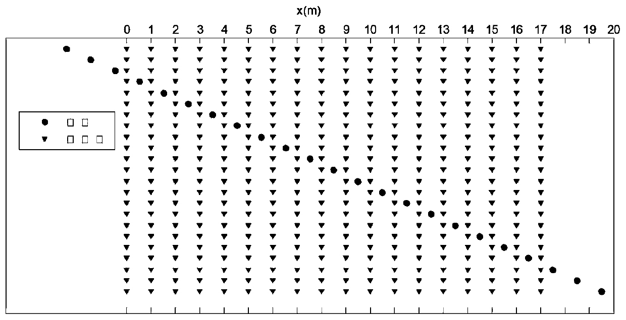 A detection method of a time-lapse compactness detection system for composite slurry rockfill materials