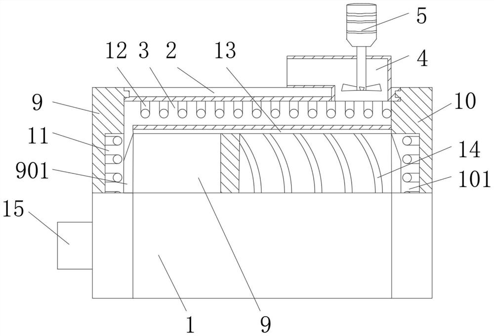 Energy-saving annealing furnace for carbon steel forging heat treatment and operation method thereof