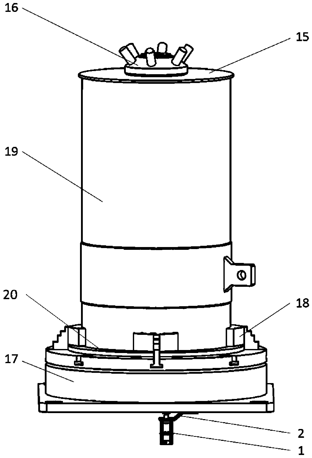 Thin-walled cylinder part automatic internal supporting clamp and clamping method