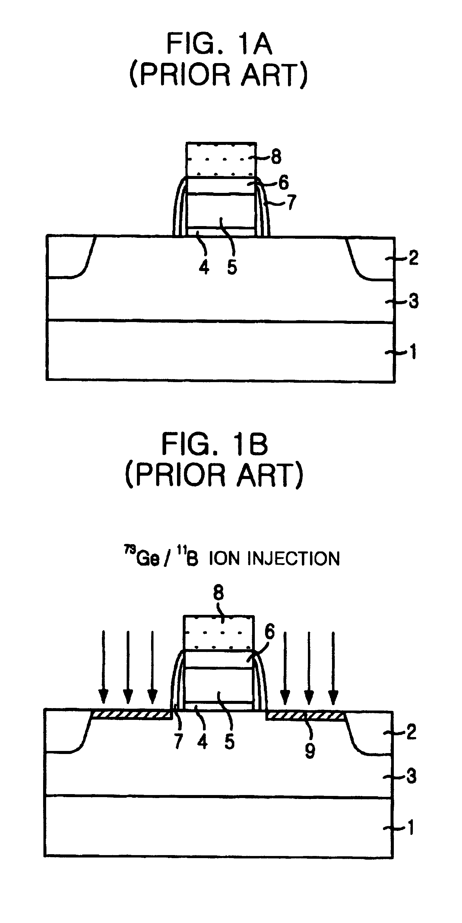 Method for manufacturing a semiconductor device with using double implanting boron and boron difluoride