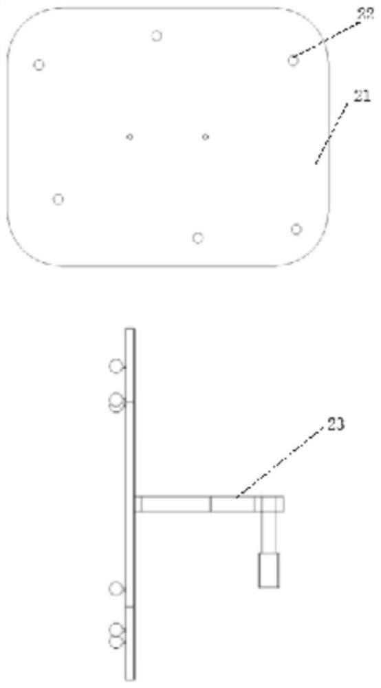 Surgical robot integrated registration device and operation method